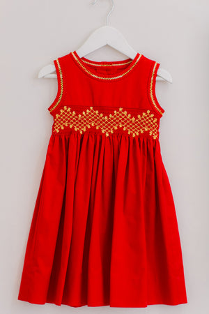 Zara Dress with Embroidered Mask