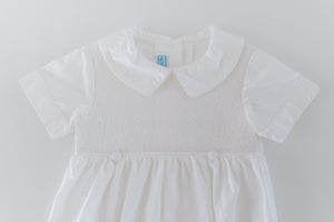 Matthew Christening Romper Set